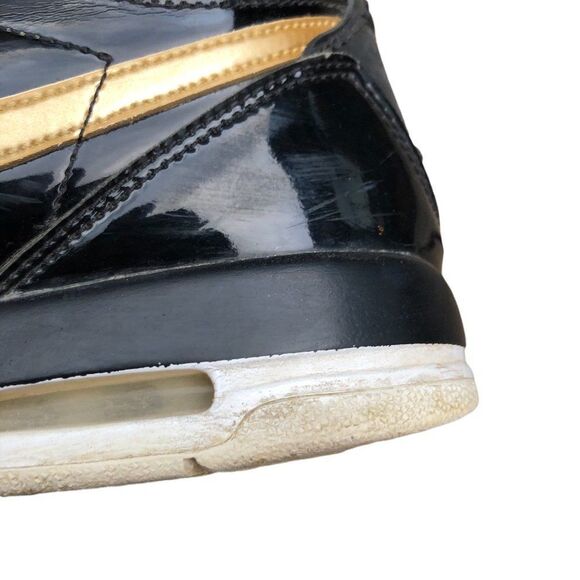 RARE Nike Air Jordan 1 Legacy 312 Black Gold Patent Size 7.5 - Picture 8 of 16